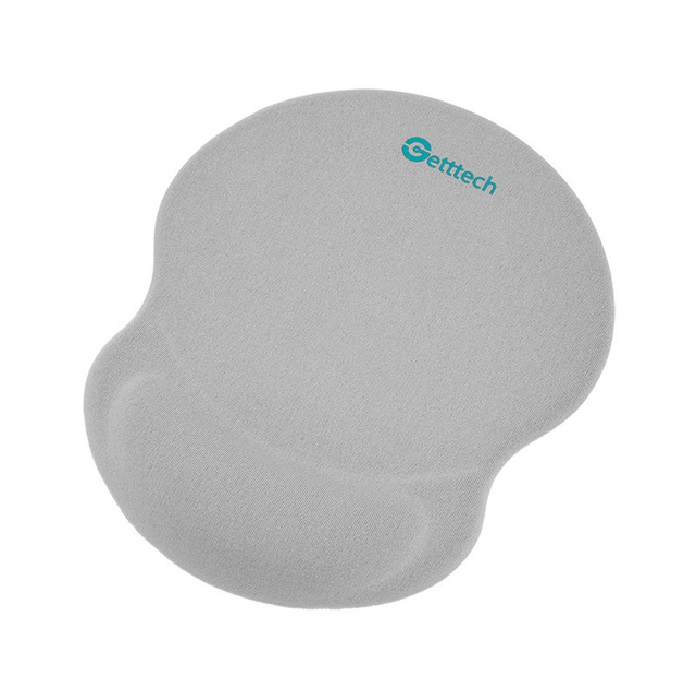 Mousepad Getttech con Descansa Muñecas GGD-STD-01, Gris.