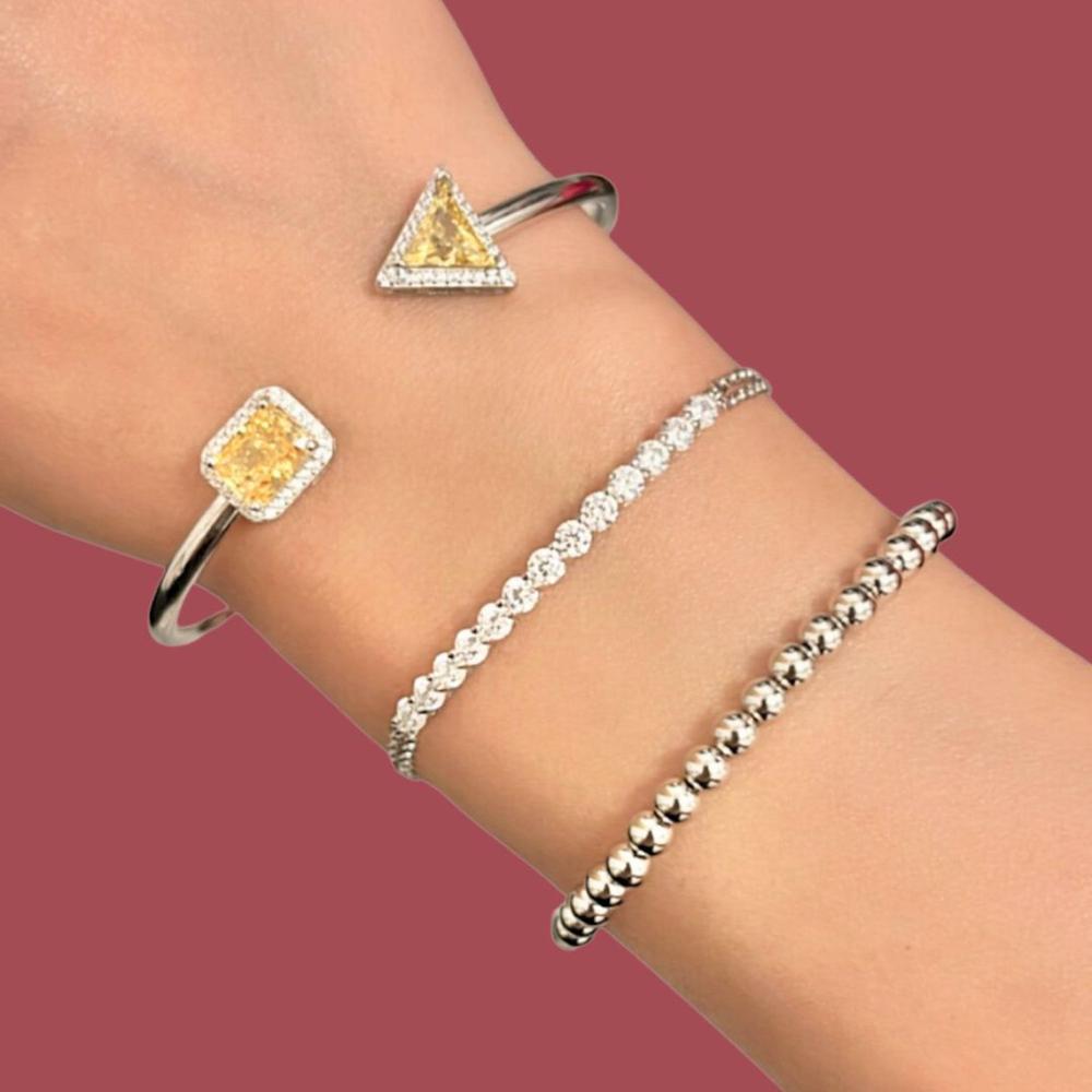 Pulsera de Plata 925 Cuentas Bolitas