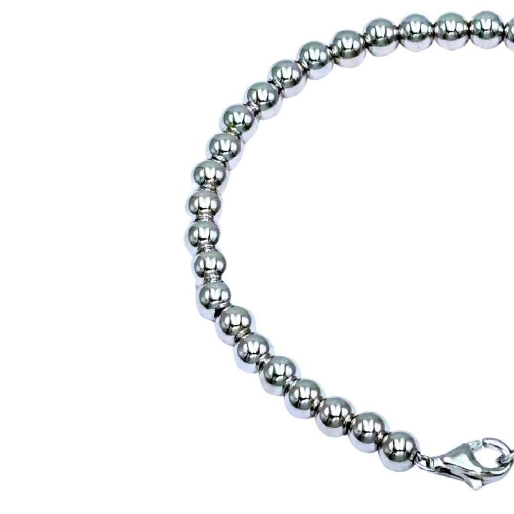 Pulsera de Plata 925 Cuentas Bolitas