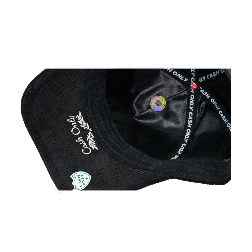 Gorra Cash Only Curva New York Negro 22025034