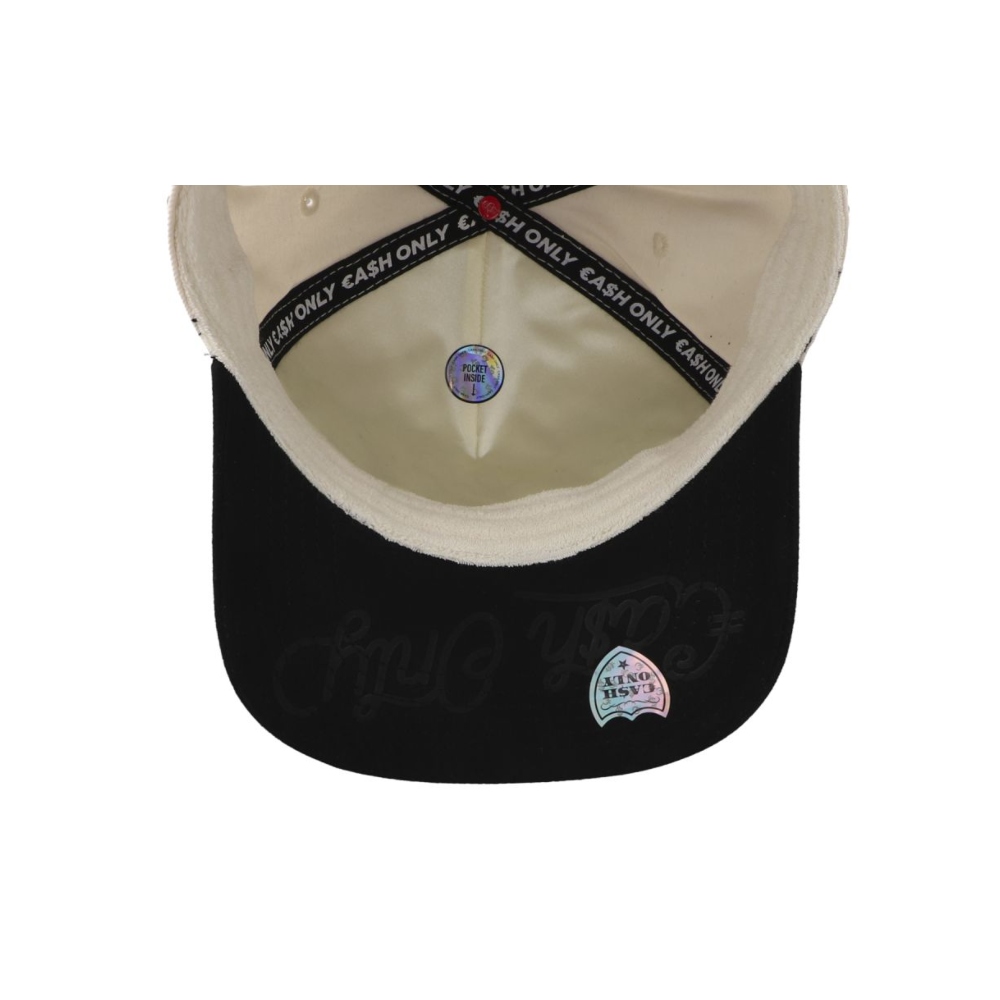 Gorra Cash Only Curva Los Angeles Beige-Negro 22025032