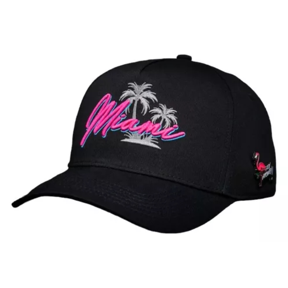 Gorra Cash Only Curva Miami Beach Negro 22025015