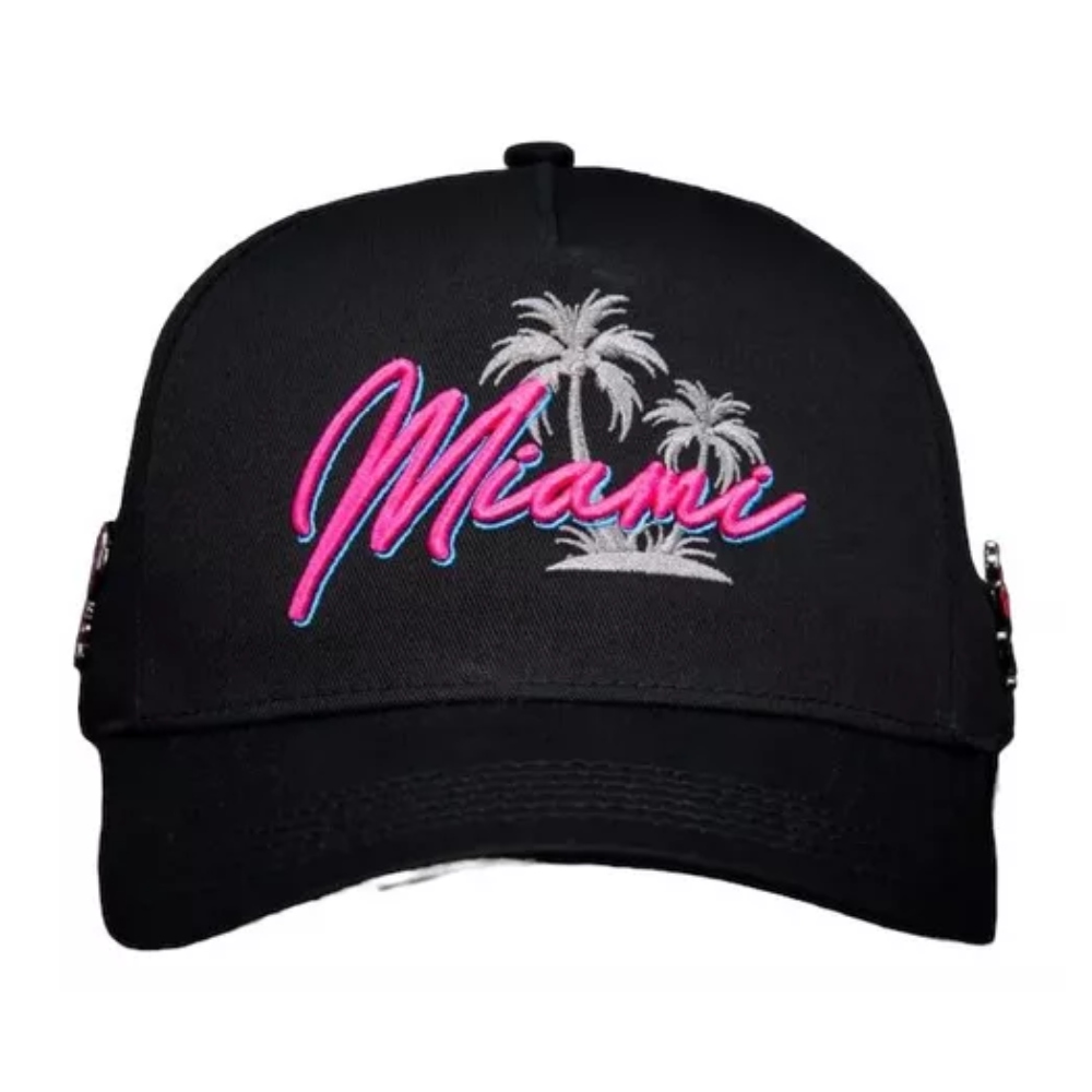 Gorra Cash Only Curva Miami Beach Negro 22025015