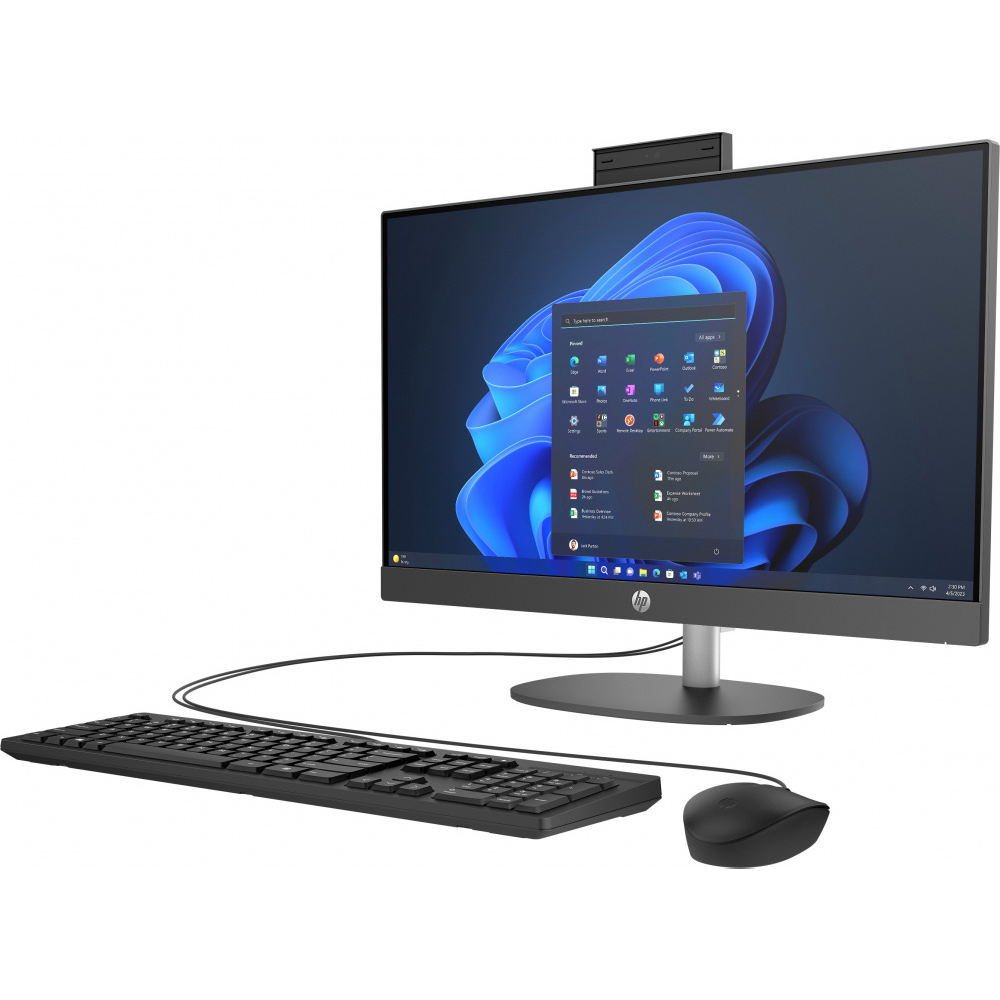 AIO HP 245 G10 RYZEN 5 7520U 512GB SSD 8GB DDR5 23.8" FHD NEGRO W11H 9E3C5LA 