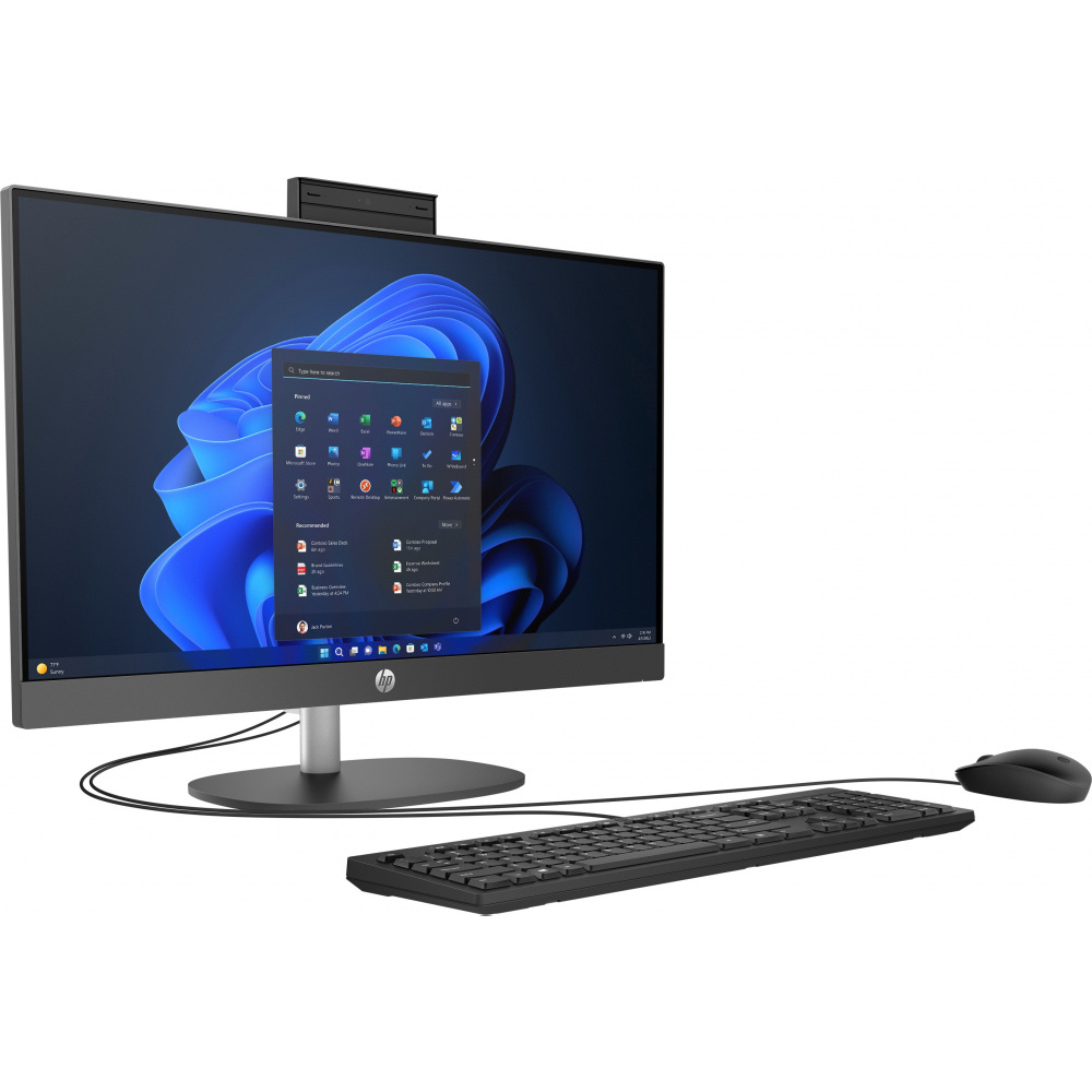 AIO HP 245 G10 RYZEN 5 7520U 512GB SSD 8GB DDR5 23.8" FHD NEGRO W11H 9E3C5LA 