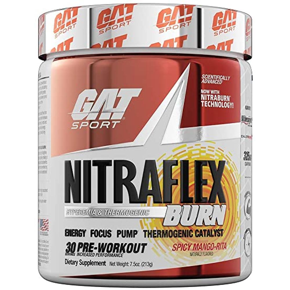 Óxido nítrico y Quemador Gat Nitraflex Burn 30 Servicios