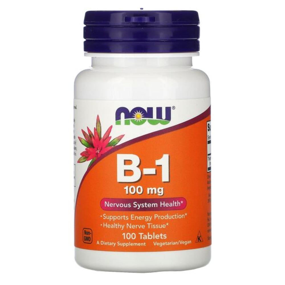 Vitaminas Now Vitamina B1 100mg 100 Tabletas