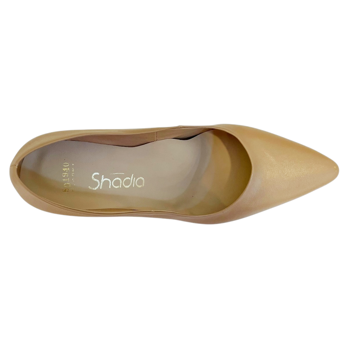 Zapatos Zapatillas Beige Tacones Mujer Vestir Shadia 6cm