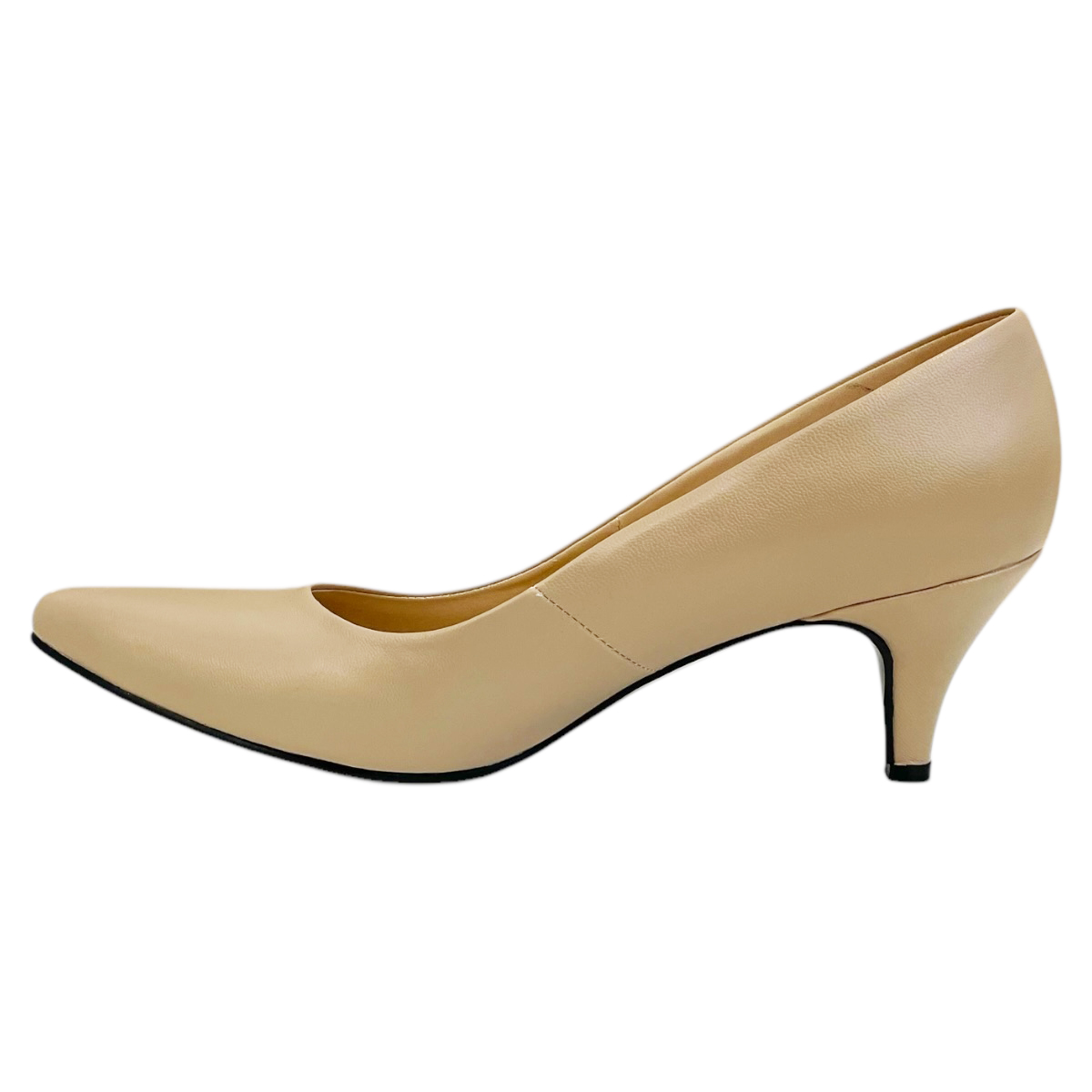 Zapatos Zapatillas Beige Tacones Mujer Vestir Shadia 6cm