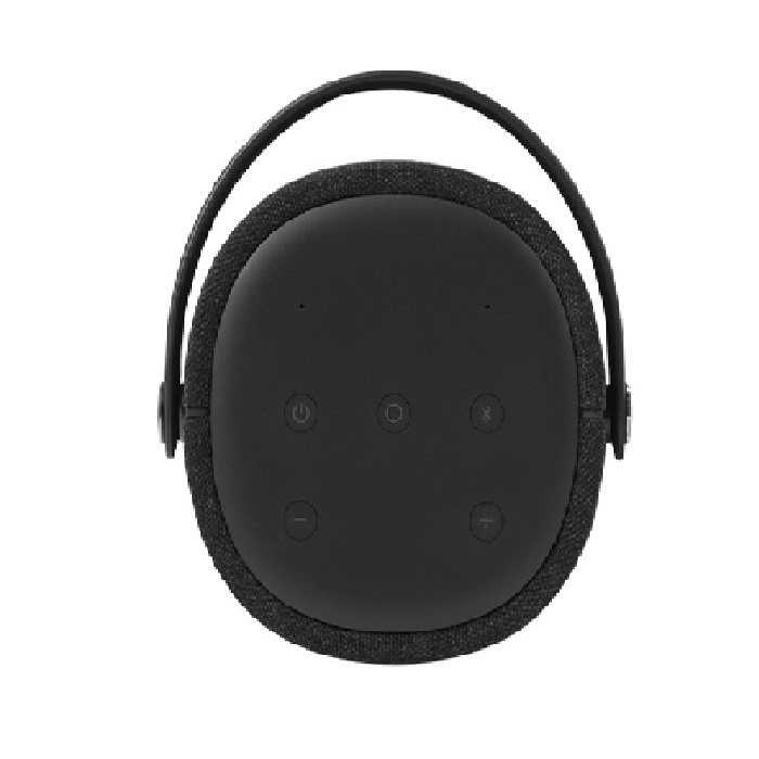 Bocina inteligente Harman Kardon Citation 200 con asistente virtual Google Assistant color black 127V.