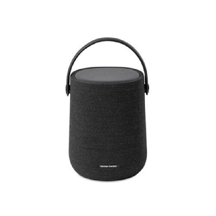 Bocina inteligente Harman Kardon Citation 200 con asistente virtual Google Assistant color black 127V.