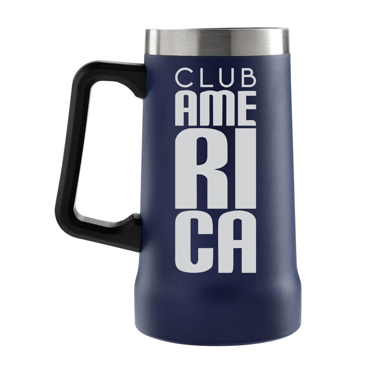 Tarro metalico para cerveza acero inoxidable 710 ml Club America Liga MX Azul