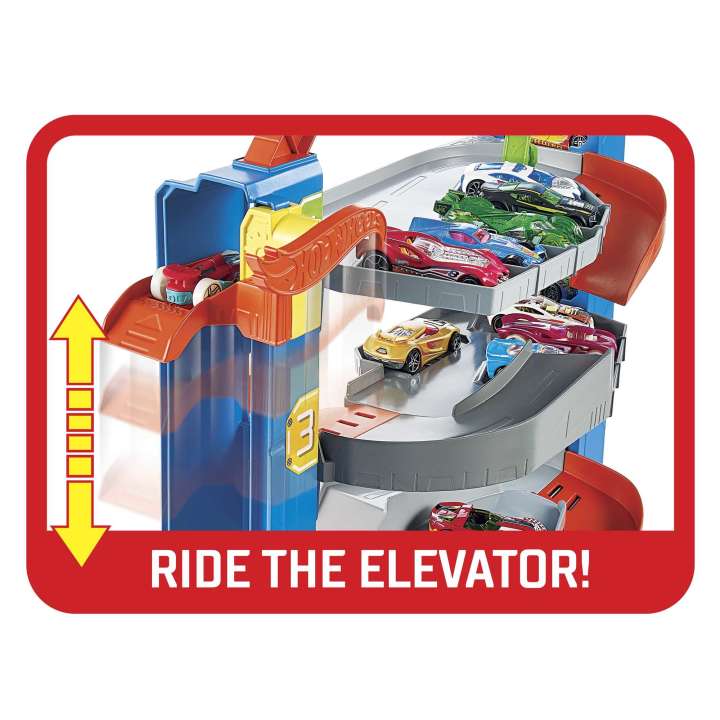 Pista De Juguete Hot Wheels City Garage Extremo GNL70