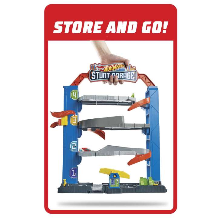 Pista De Juguete Hot Wheels City Garage Extremo GNL70
