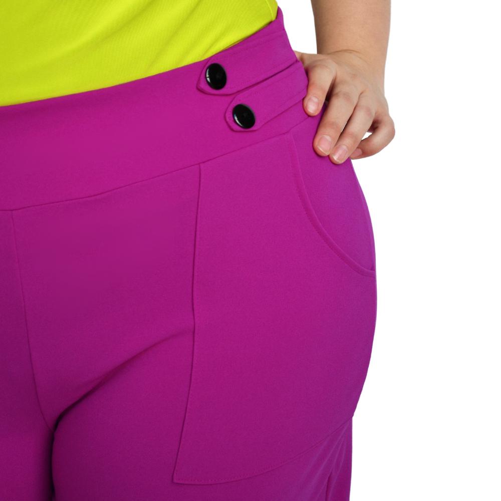 Short casual Roman Fashion/Tallas Extras, 7033 (Magenta)