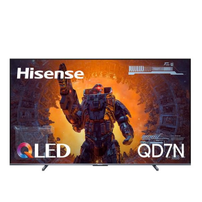 Hisense Smart TV QLED 100QD7N 100", 4K Ultra HD, Negro. 