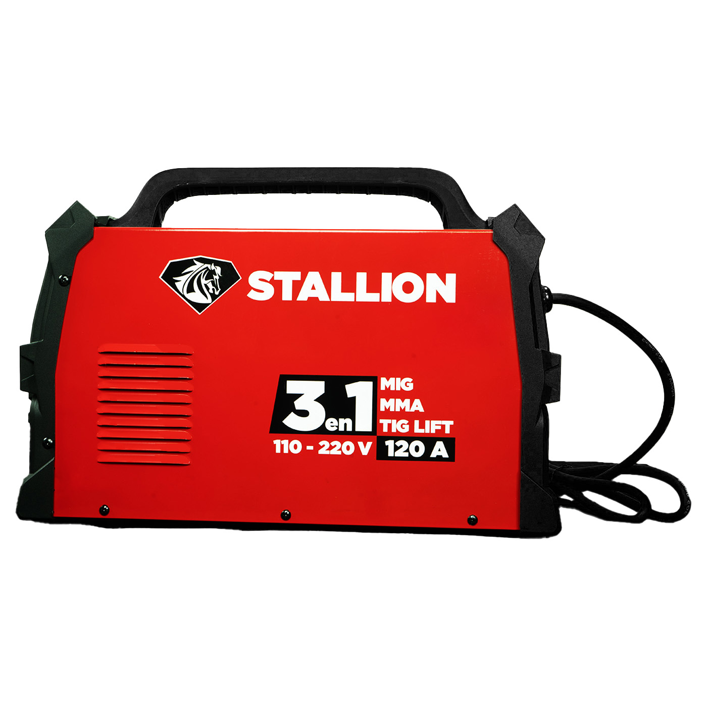 Soldadora Inverter Stallion 3 En 1 Mig Sin Gas/Mma/Tig Lift 110v/220v 60hz - STM135