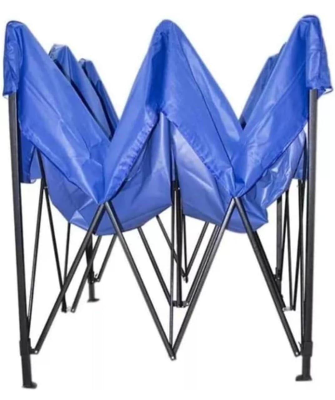 Carpa toldo para jardín impermeable 3 metros x 3 metros plegable, color azul 