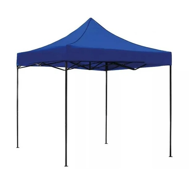 Carpa toldo para jardín impermeable 3 metros x 3 metros plegable, color azul 