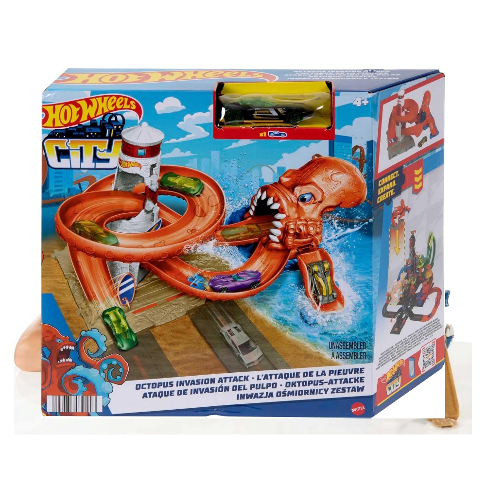Hot Wheels Pista City Invasión Ataque De Pulpo nemesis HDR31 Mattel
