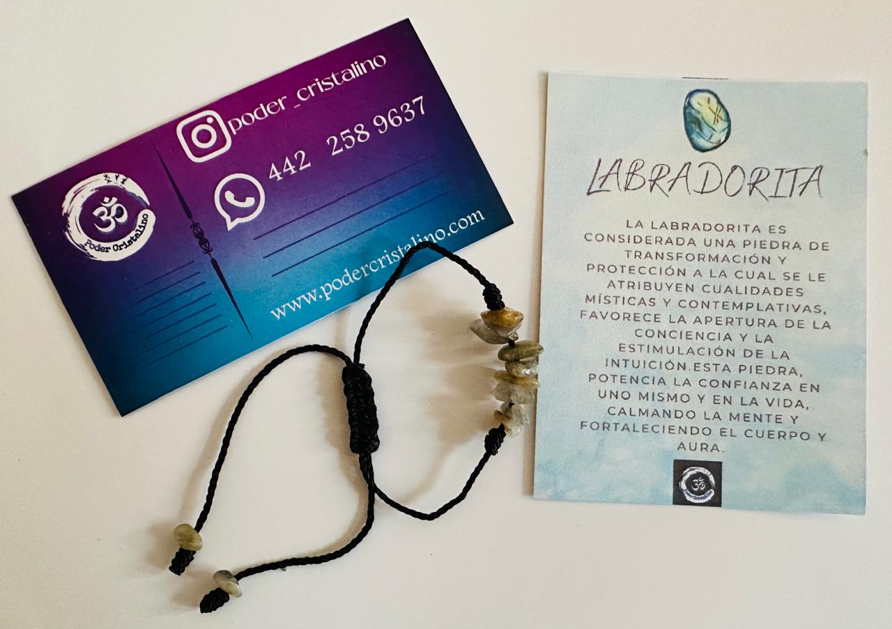 Pulsera Cuarzo Chips lapislázuli sabiduría, protección,  claridad mental, paz, calma, serenidad