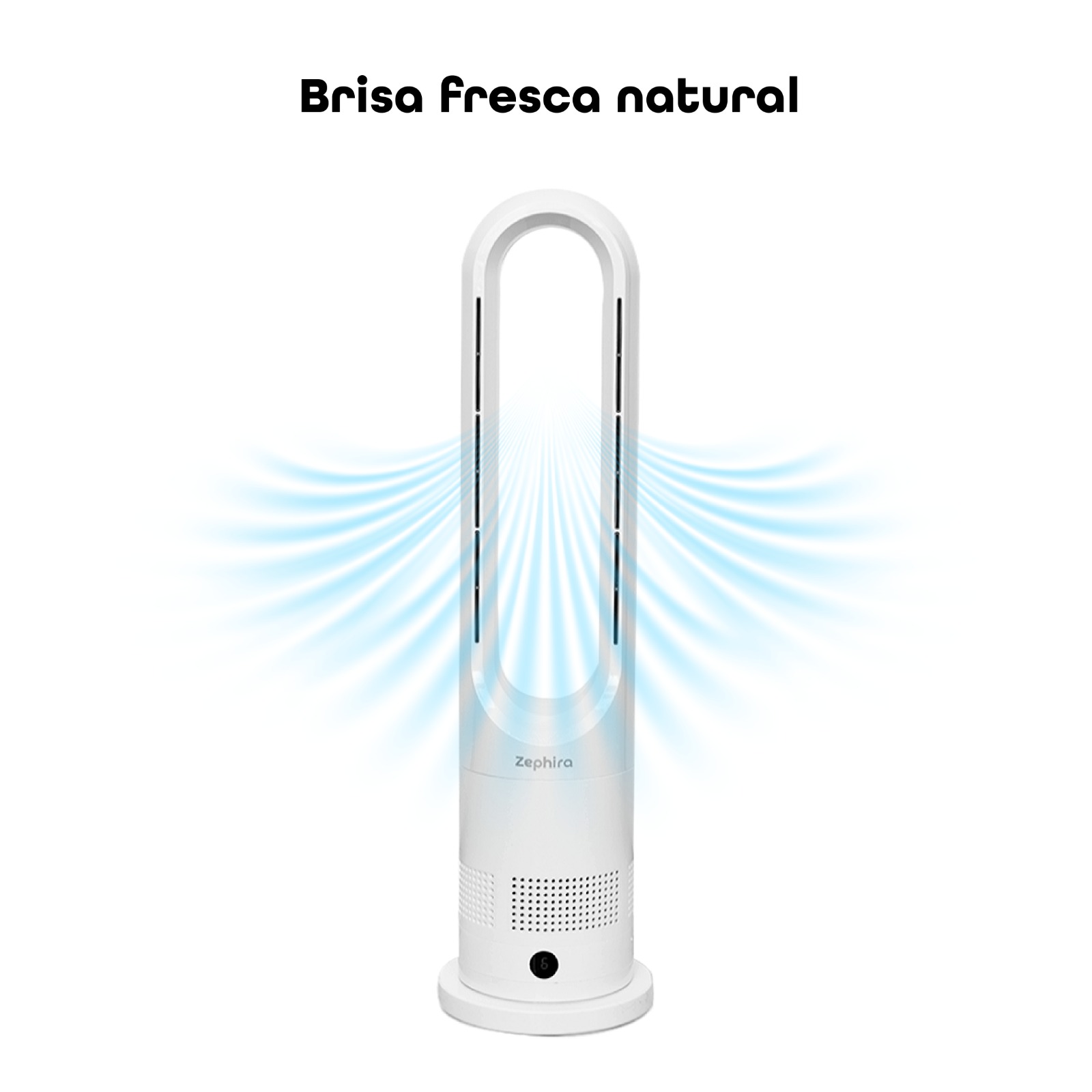 Zephira AirHaven Ventilador Silencioso | Potente y Compacto