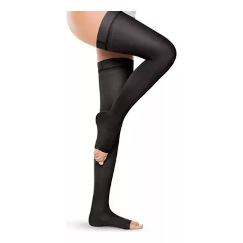 Media Compresión Alta 20-30mm Muslo C/dedos Libres Medivaric