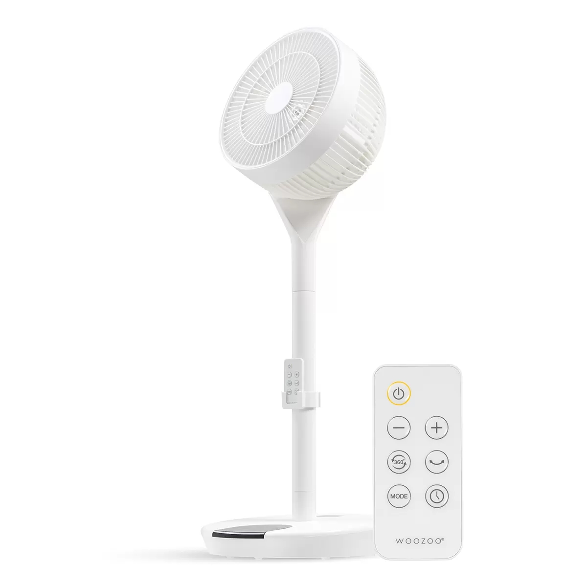 Ventilador de Pedestal Woozoo STF-360DC Oscilación Vertilcal y Horizontal 12 Velocidades - Multicolor