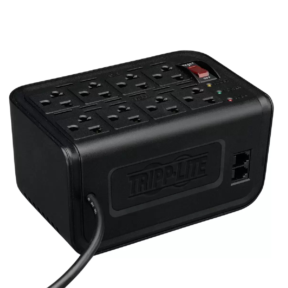 Regulador de Voltaje Tripp-Lite VR1208R Supresión de Sobretensiones 8 Tomacorrientes