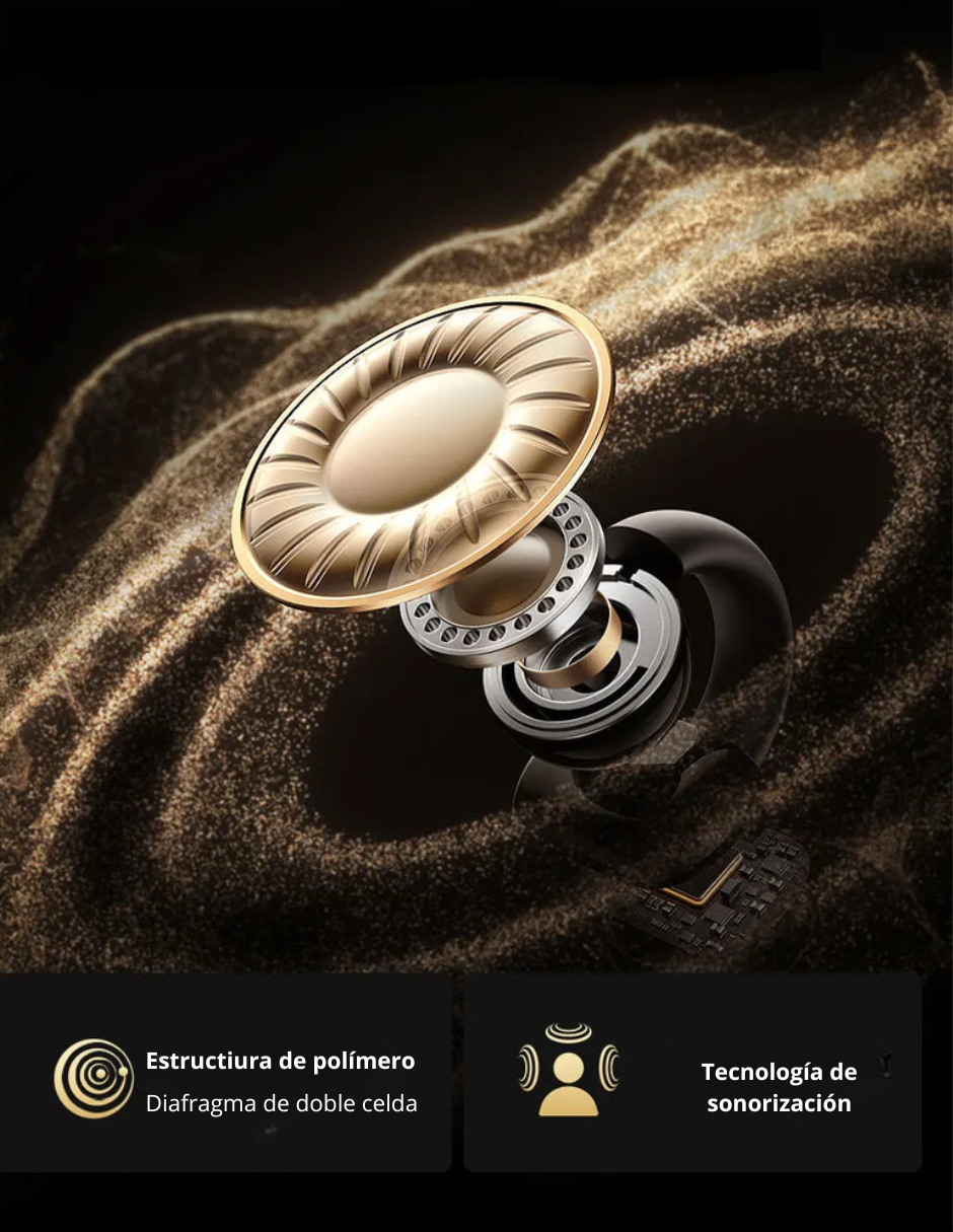 Audífonos Inalámbricos HiTune S3 UGREEN Bluetooth 5.3 Earbuds Negros