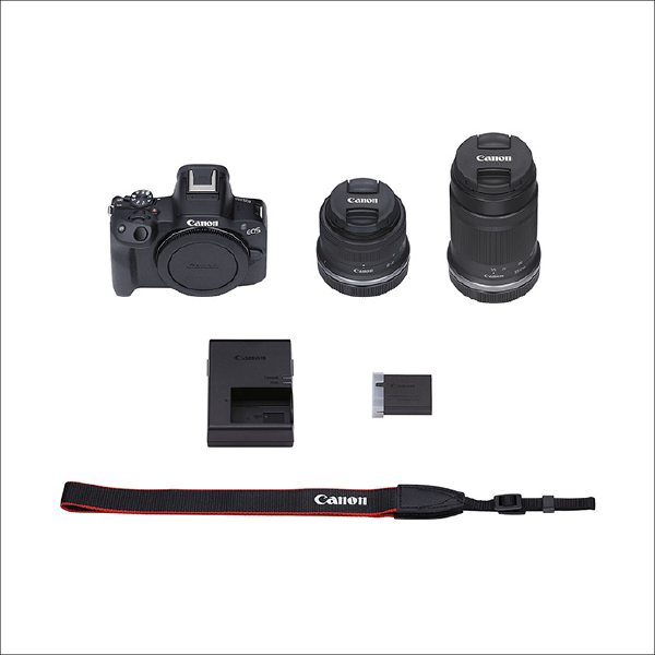 Cámara Canon EOS R50 RF-S 18-45mm F4.5-6.3 IS STM + Rf-S 55-210mm F5-7.1 IS Stm