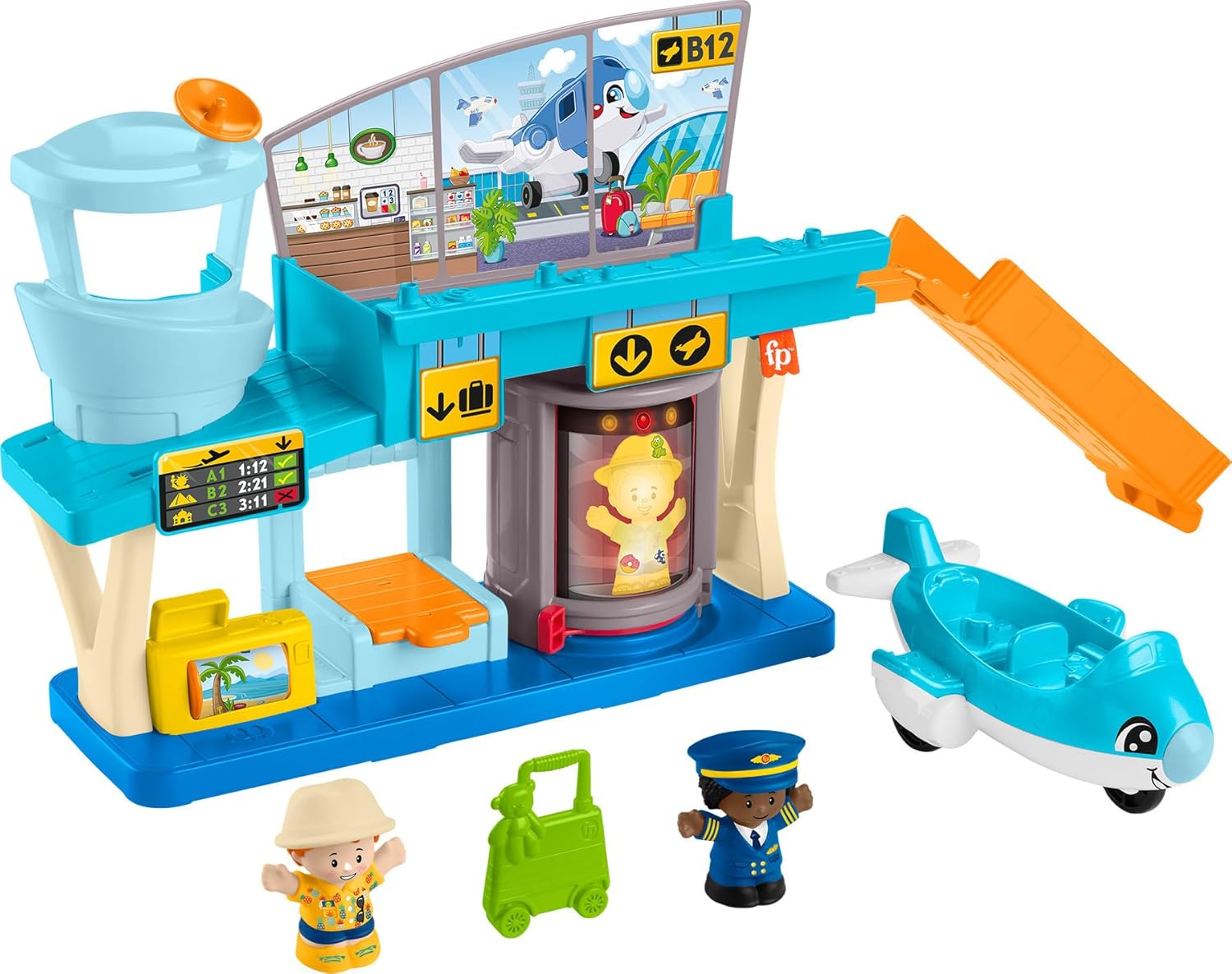 Figura Colección Little People Juguete Bebés Aeropuerto Aventuras Diarias Original Regalo