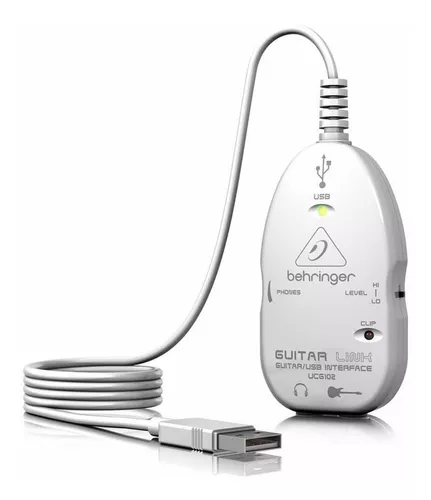 Behringer Ucg-102 Guitar/usb Interface Color Blanco