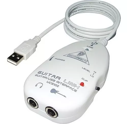 Behringer Ucg-102 Guitar/usb Interface Color Blanco