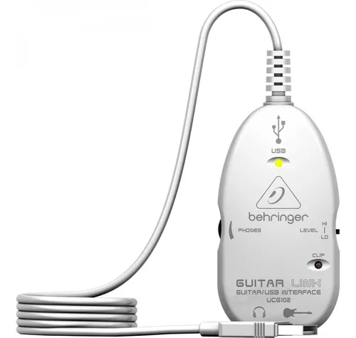 Behringer Ucg-102 Guitar/usb Interface Color Blanco