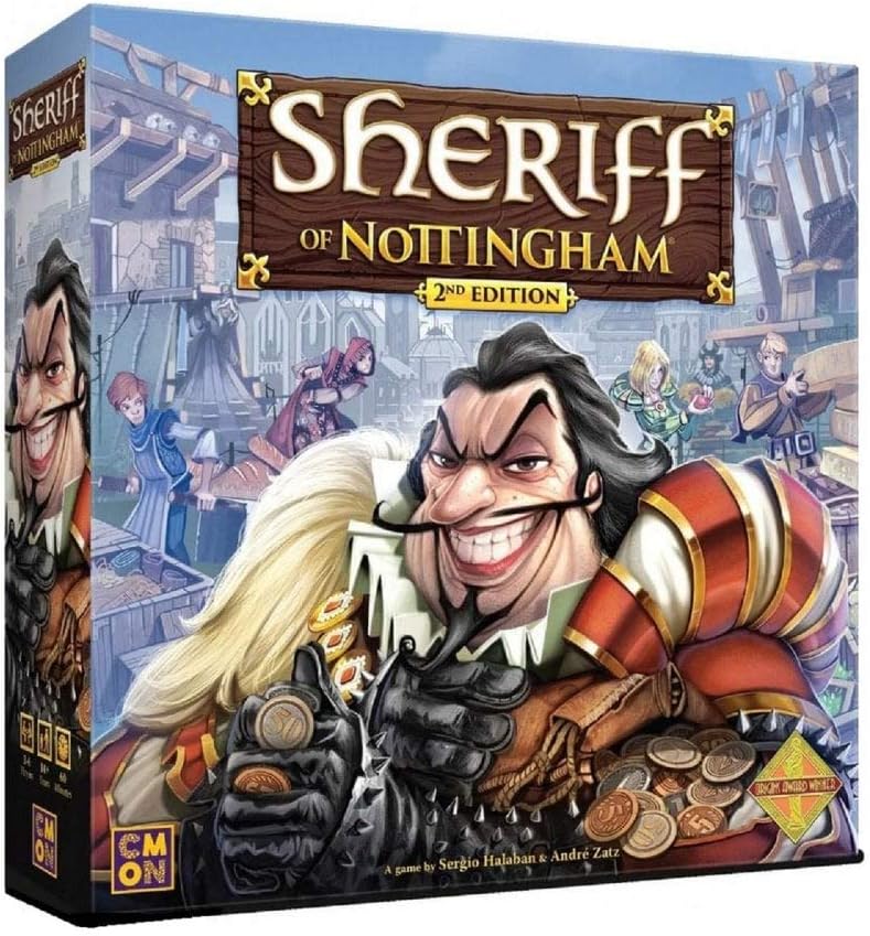 CMON Sheriff of Nottingham 2nd Edition Inglés Juego de 3 a 6 Jugadores