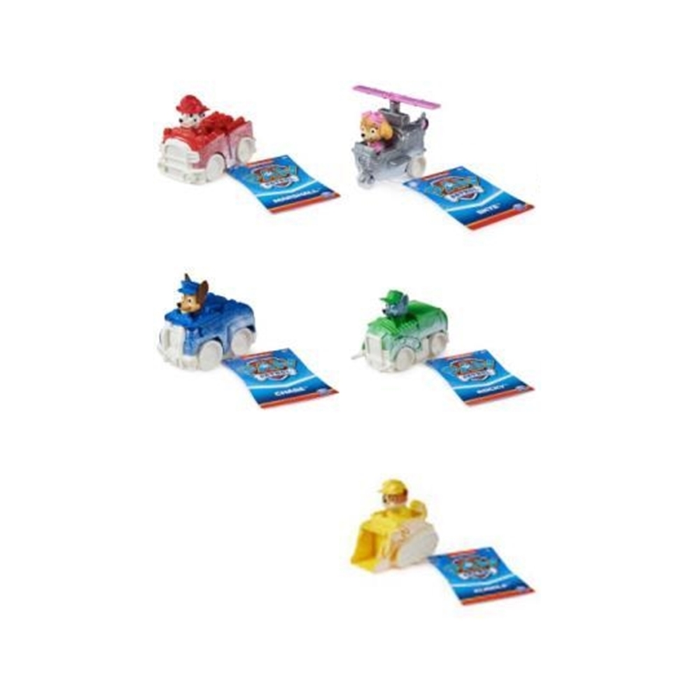 5 Paw Patrol Vehiculo Carro Spin Master Chase Masrshall Sky