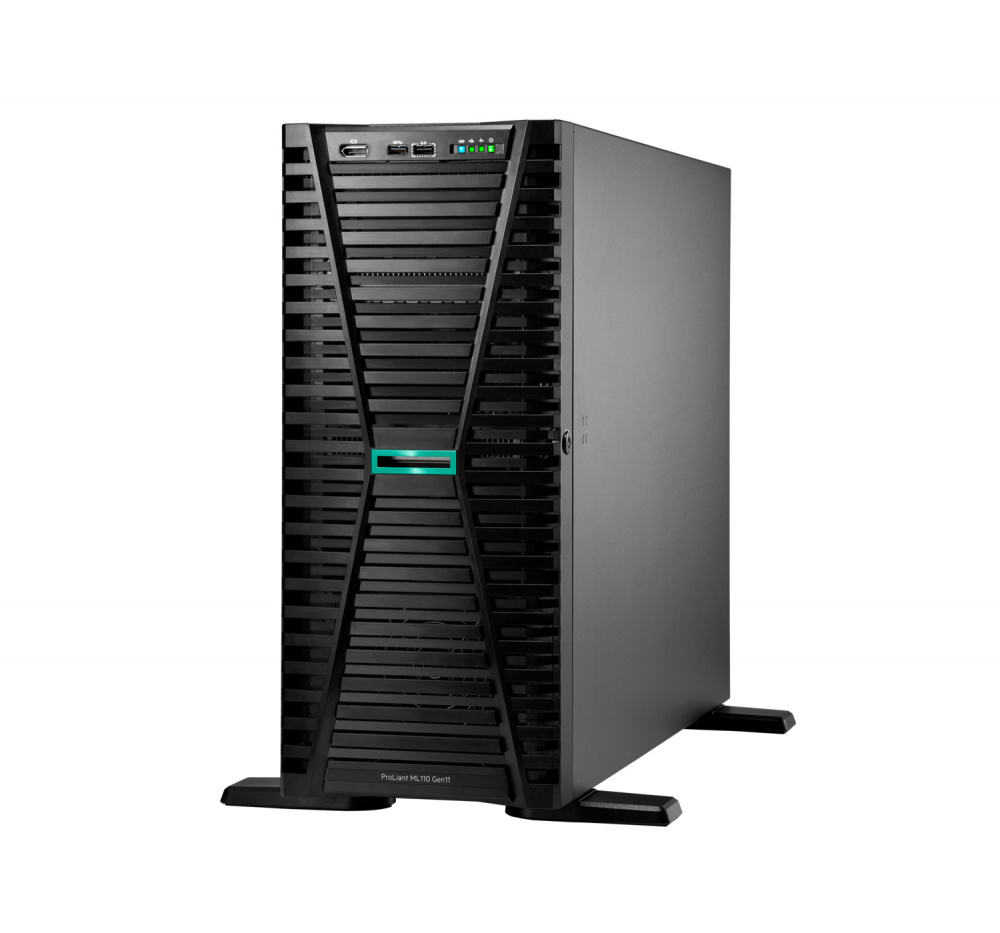 Servidor HPE ProLiant ML110, Intel Xeon Bronze 3408U, 16GB DDR5, 4TB, máx. 160TB, 3.5", SATA 