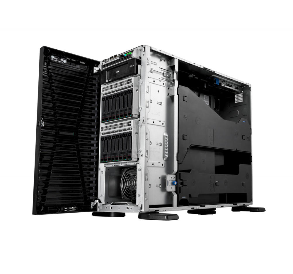 Servidor HPE ProLiant ML110, Intel Xeon Bronze 3408U, 16GB DDR5, 4TB, máx. 160TB, 3.5", SATA 