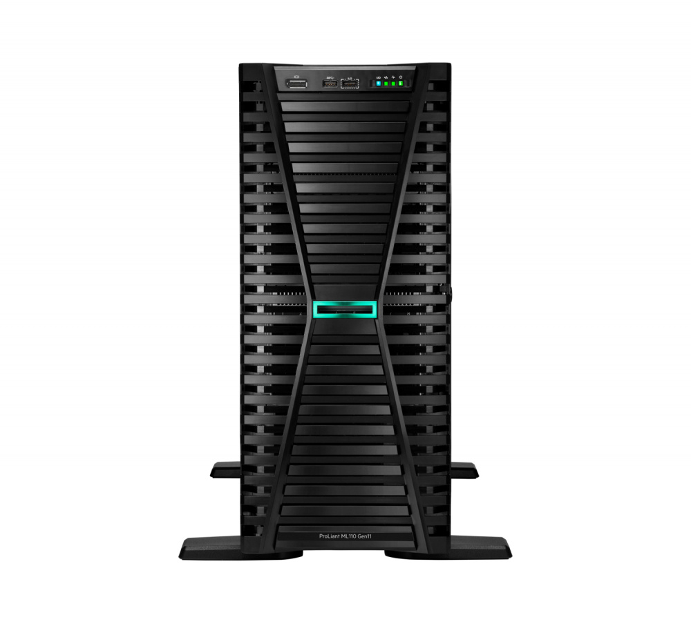Servidor HPE ProLiant ML110, Intel Xeon Bronze 3408U, 16GB DDR5, 4TB, máx. 160TB, 3.5", SATA 