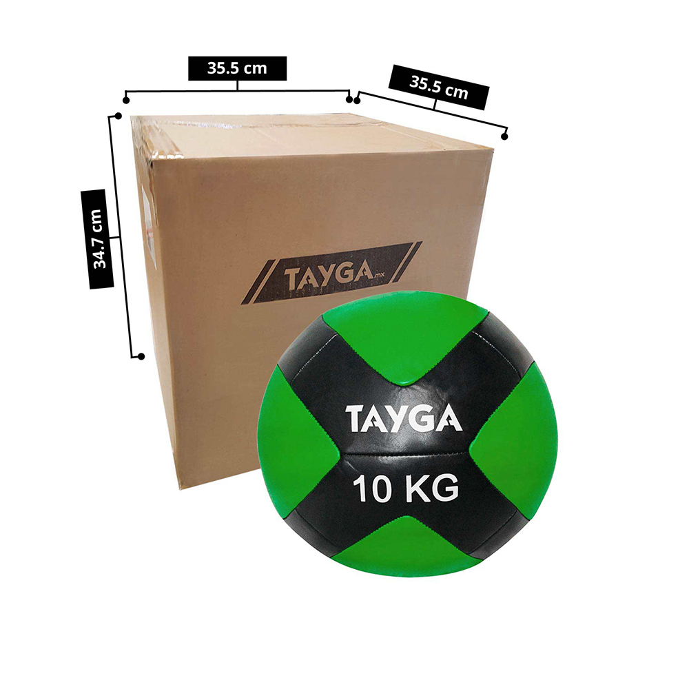 Tayga Pelota Medicinal Medicine Ball Superficie Suave 10 kg