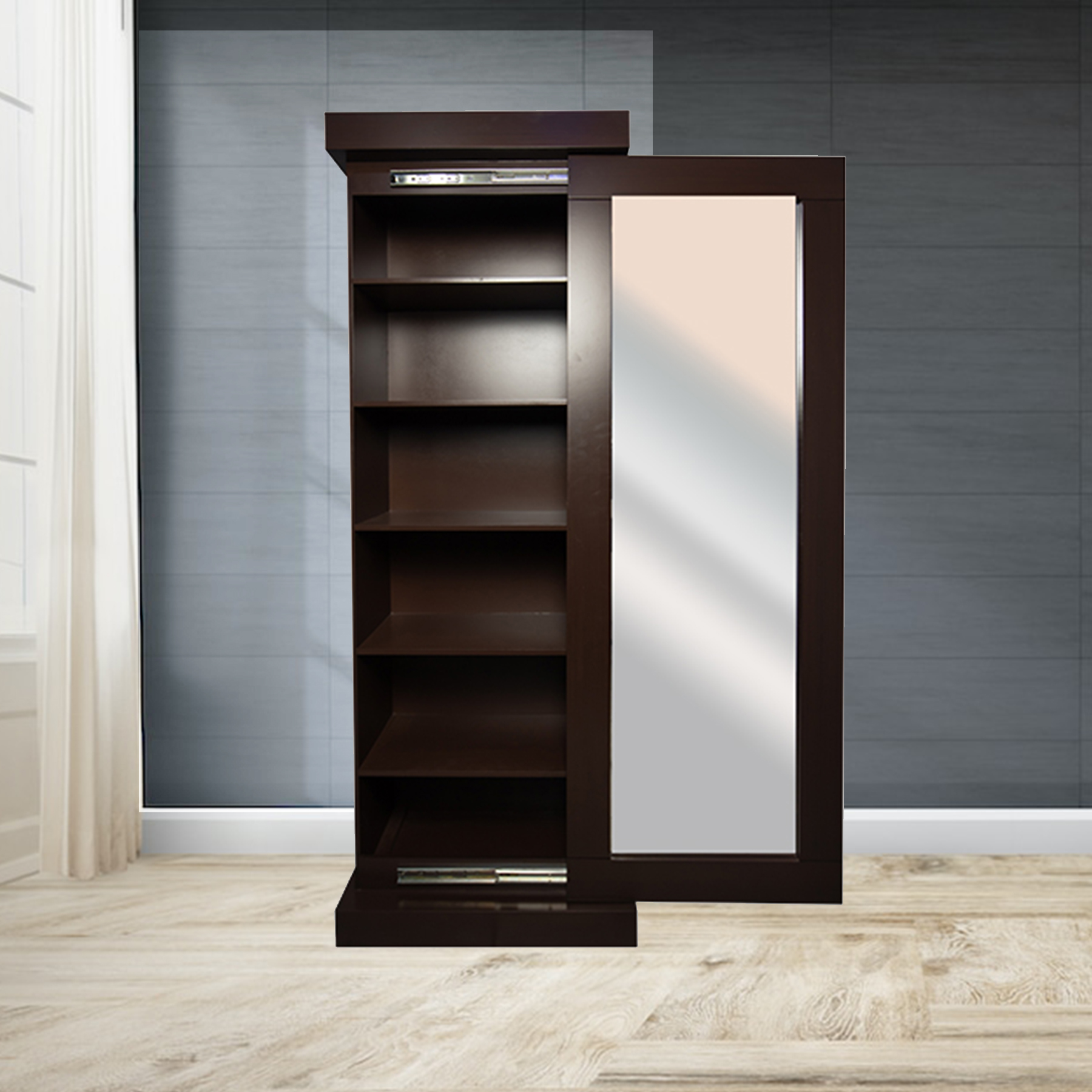 Zapatera closet organizador espejo de cuerpo completo multifuncional Eko Envió Gratis