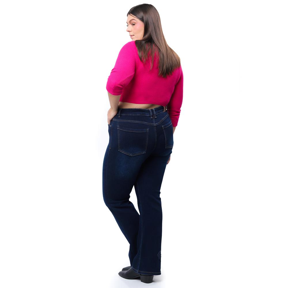 Jeans bootcut con strech Tallas Extras, 3729 (Azul oscuro)