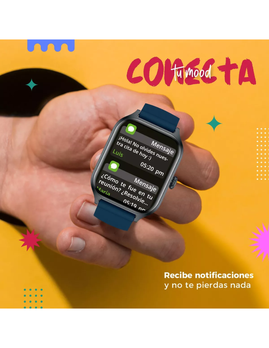 Kit Smartwatch ERA DAY + Audífonos VORTEX BINDEN Reducción de ruido