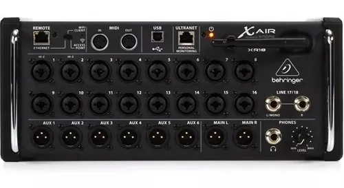 Mezcladora Behringer Xr18 De Rack Para Tablet/android 