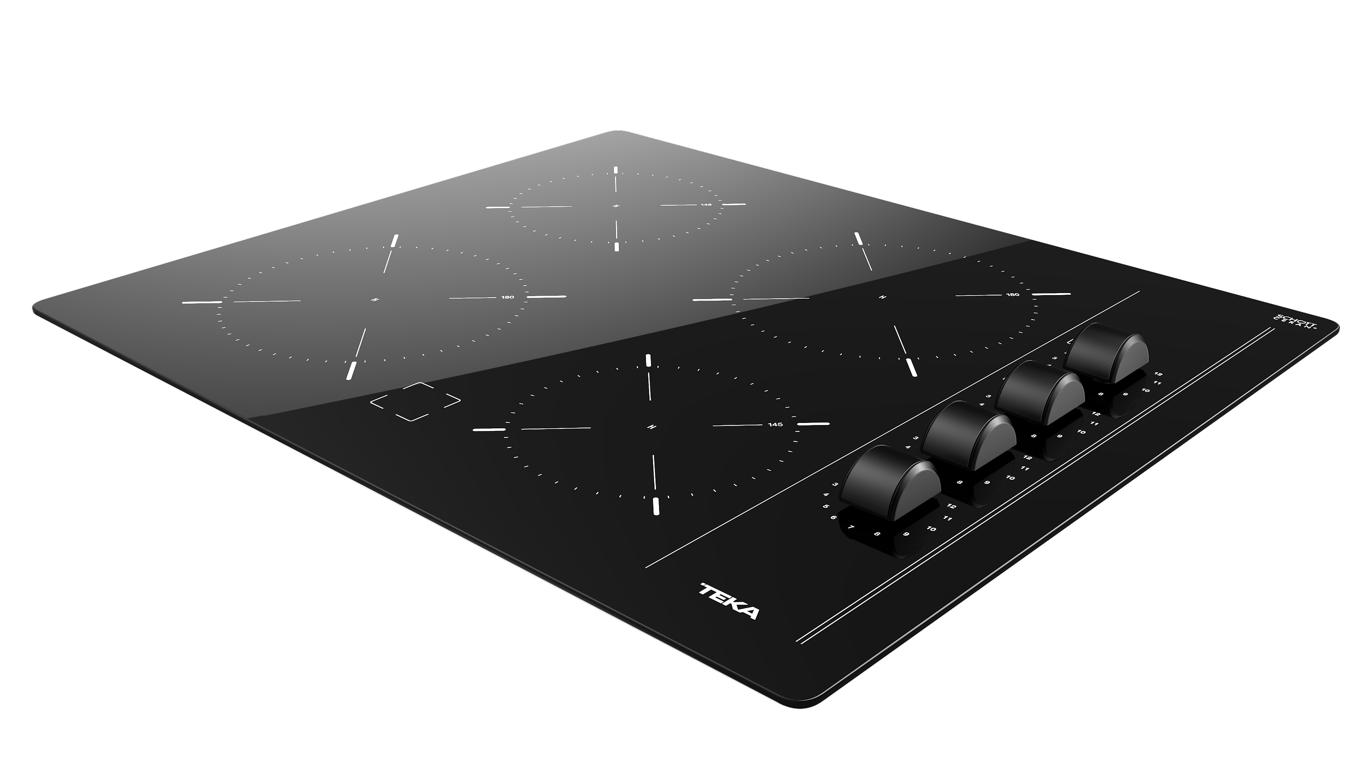 Parrilla Eléctrica Vitrocerámica Modular Teka TTC 64000 XFL BK 60 cm