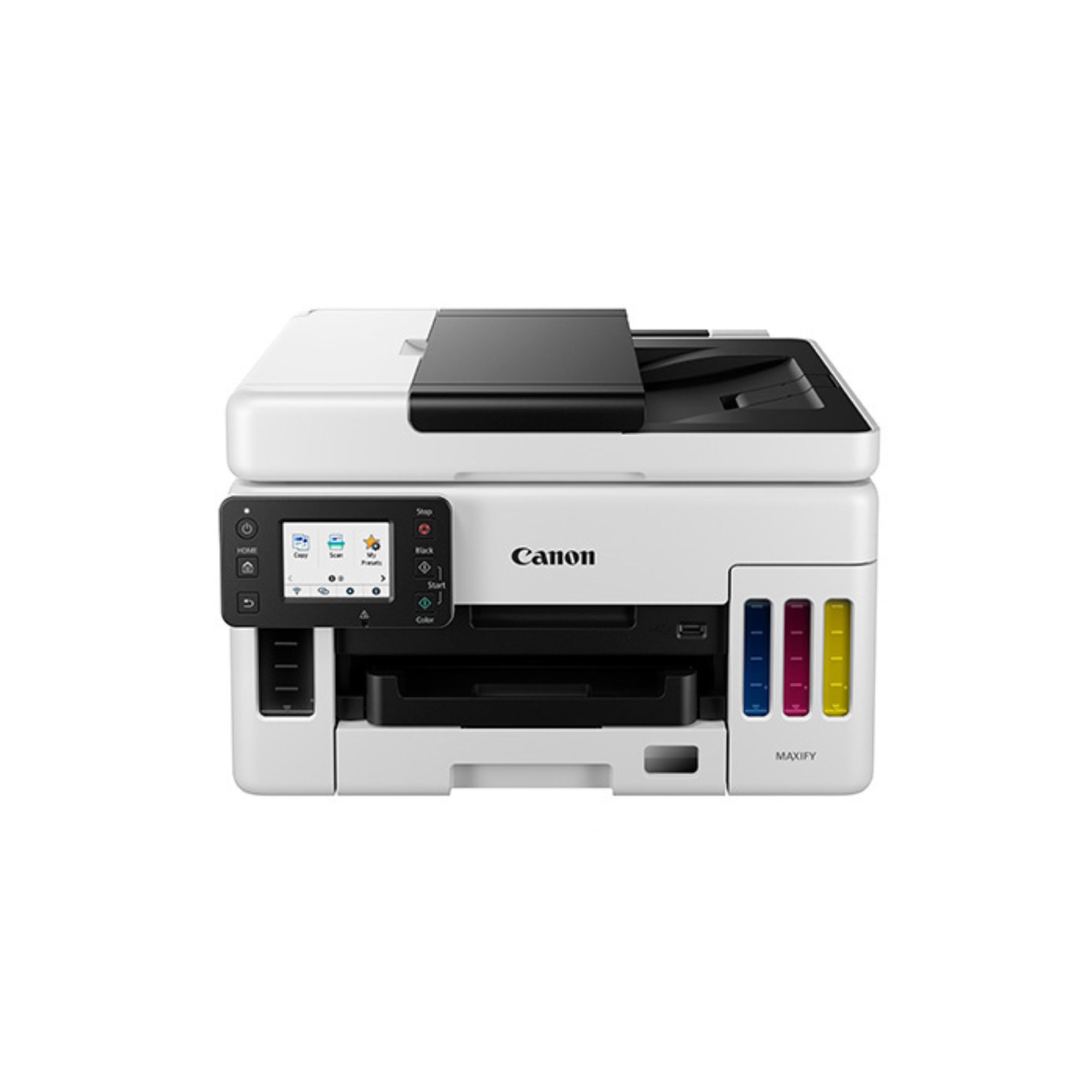Impresora Multifuncional Canon Maxify GX6010, Sistema de Tinta Continua, USB, Ethernet, Wi-Fi, Dúplex, 45 ppm Negro, 25 ppm Color