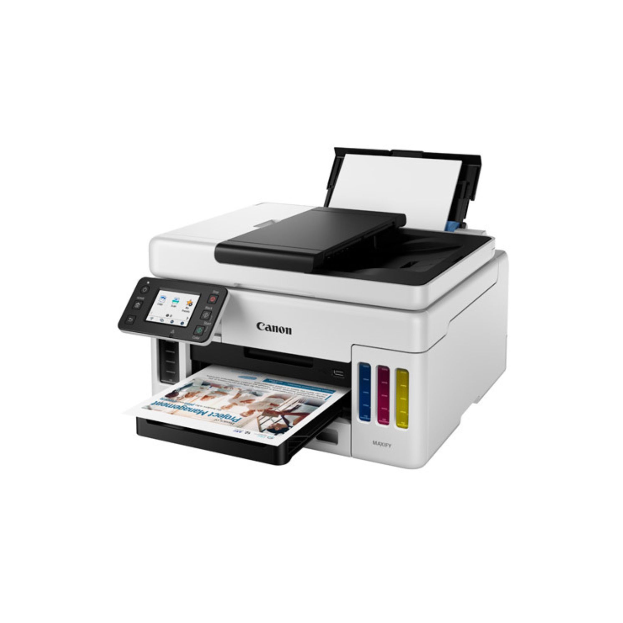 Impresora Multifuncional Canon Maxify GX6010, Sistema de Tinta Continua, USB, Ethernet, Wi-Fi, Dúplex, 45 ppm Negro, 25 ppm Color