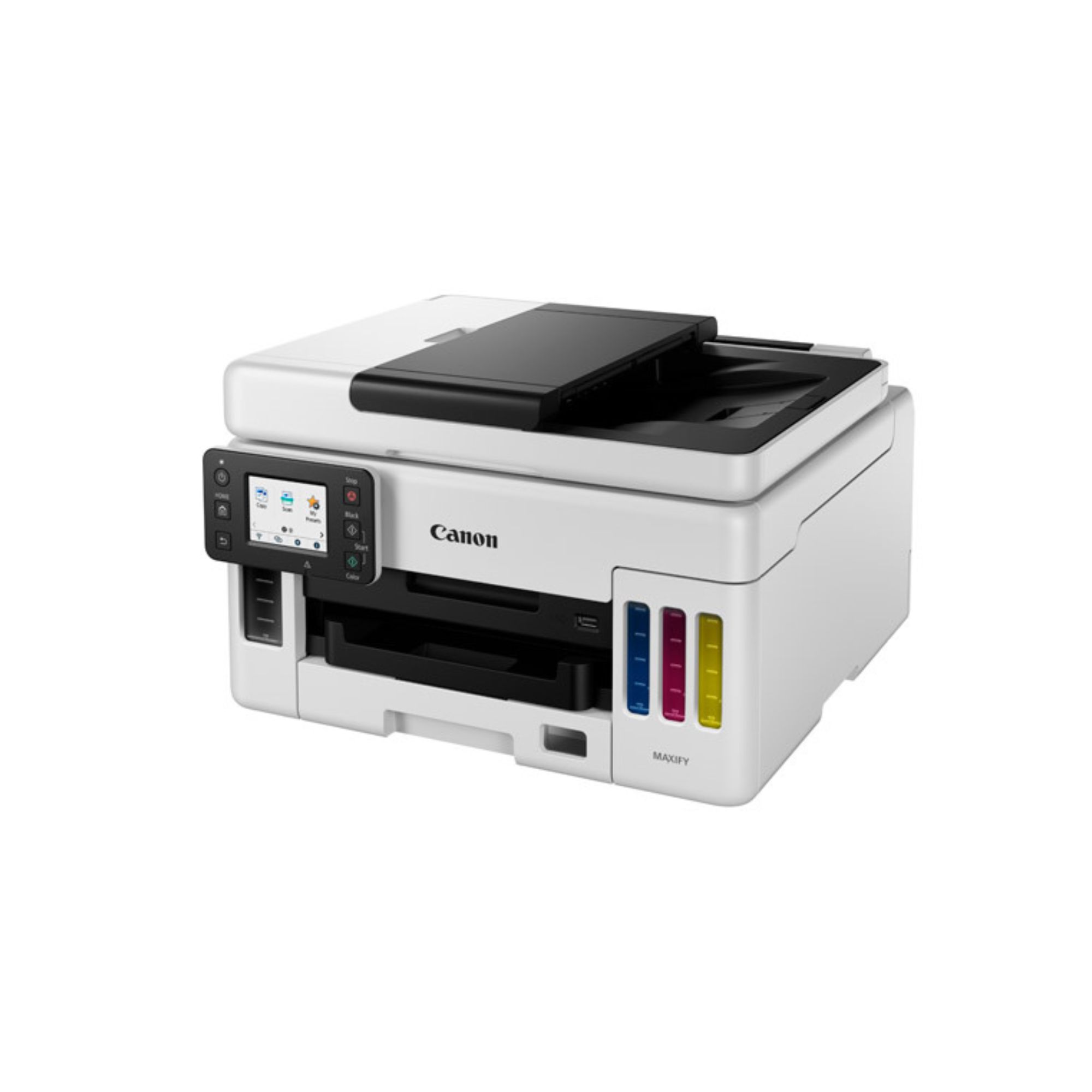 Impresora Multifuncional Canon Maxify GX6010, Sistema de Tinta Continua, USB, Ethernet, Wi-Fi, Dúplex, 45 ppm Negro, 25 ppm Color