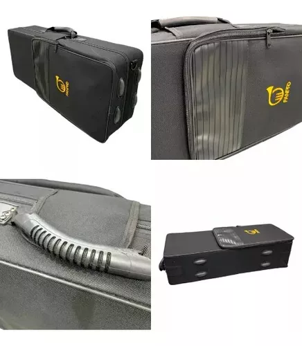 Saxofon Alto Eb F# Laton Color Negro Fanpro Profesional